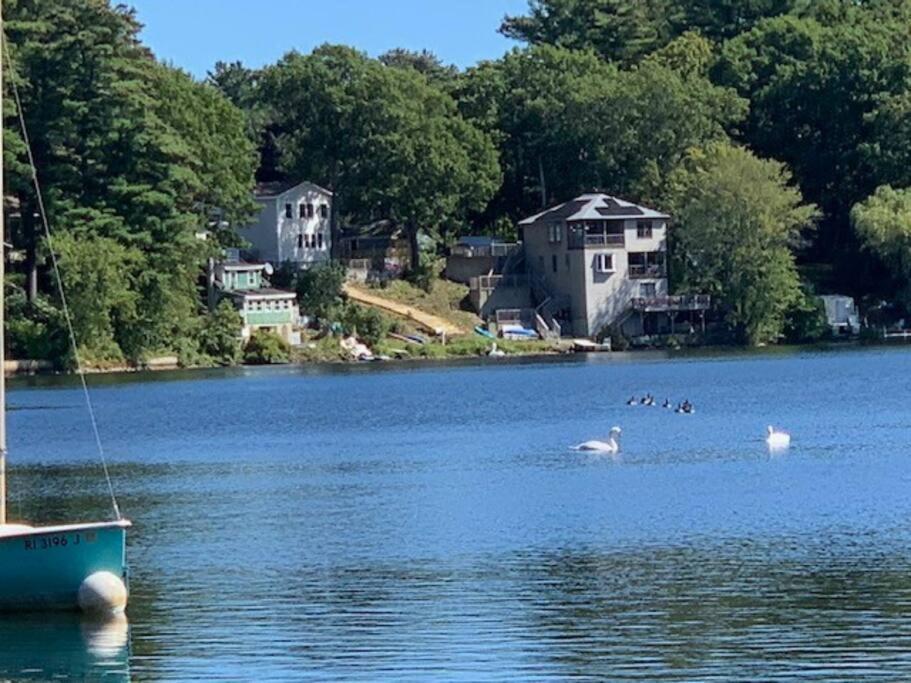 Lake Attitash Waterfront W/ Private Dock Amesbury Dış mekan fotoğraf